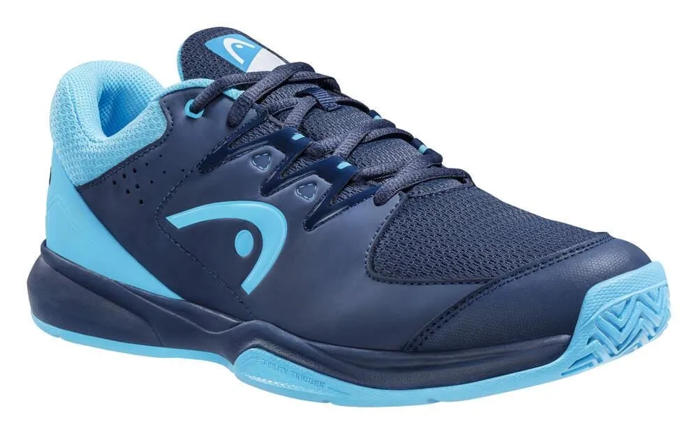 HEAD Grid 3.5 Indoor Court Tennis Shoes - Dark Blue / Aqua