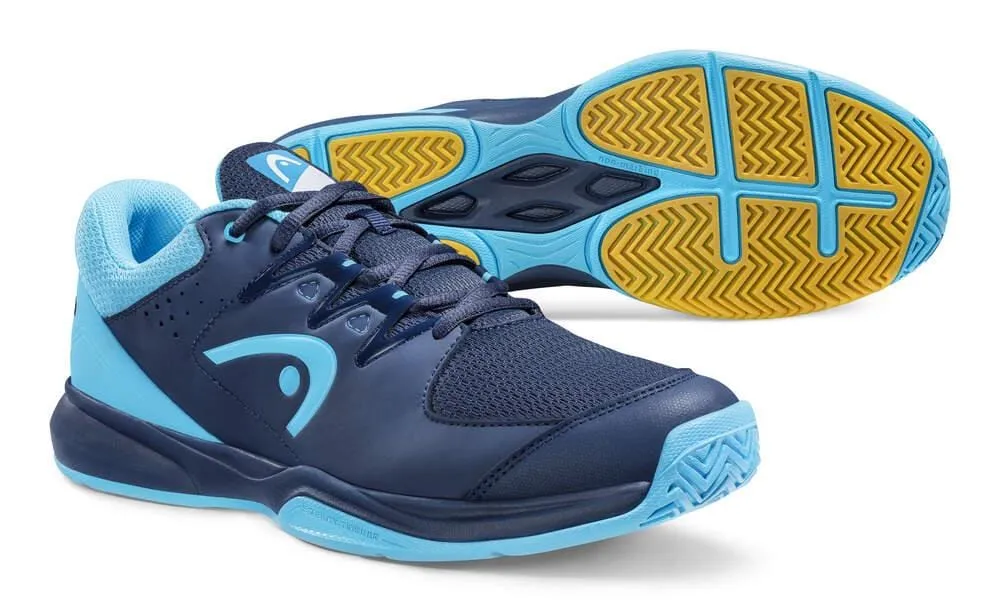 HEAD Grid 3.5 Indoor Court Tennis Shoes - Dark Blue / Aqua