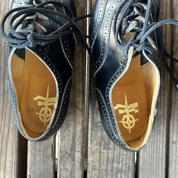 Hector Russell Kiltmaker Oxford Open Lace Leather Shoes Men's Size 11