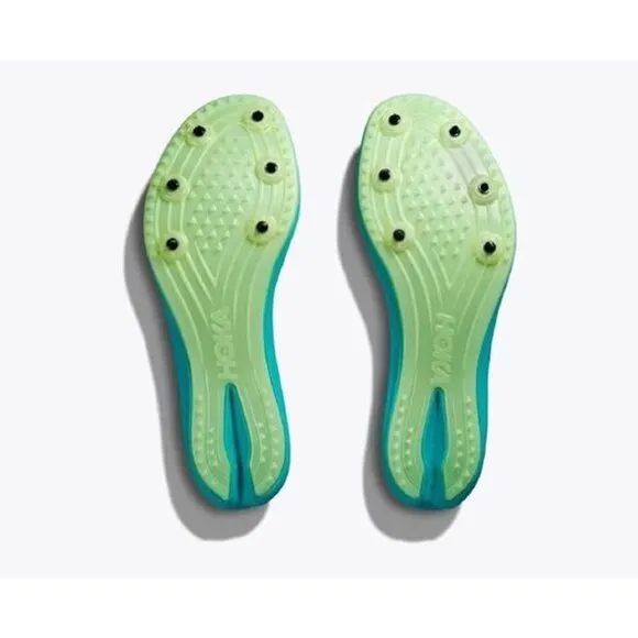 Hoka One One Crescendo MD Running Spikes Unisex M13 W14.5 Ceramic Diva Blue NWB