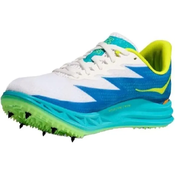 Hoka One One Crescendo MD Running Spikes Unisex M13 W14.5 Ceramic Diva Blue NWB