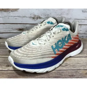 Hoka One One Mach 5 Shoes Mens Size 11 Athletic Running Jogging Training White