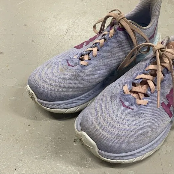 Hoka One One W Mach 5 Purple Womens Shoes Running Sneakers Size 7.5B