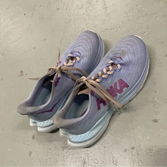 Hoka One One W Mach 5 Purple Womens Shoes Running Sneakers Size 7.5B