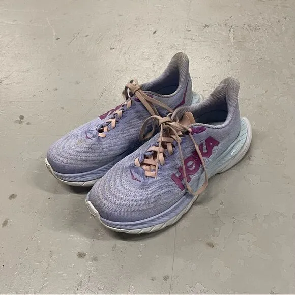 Hoka One One W Mach 5 Purple Womens Shoes Running Sneakers Size 7.5B