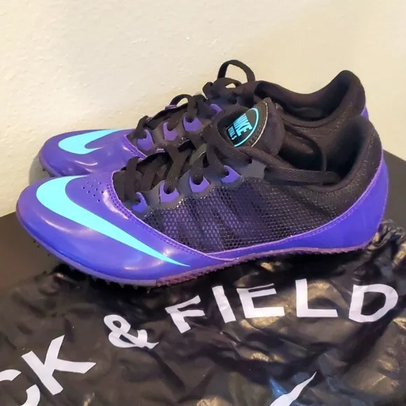 ☆HOST PICK☆ Nike Rivals Track n Field shoes size 7 purple blue