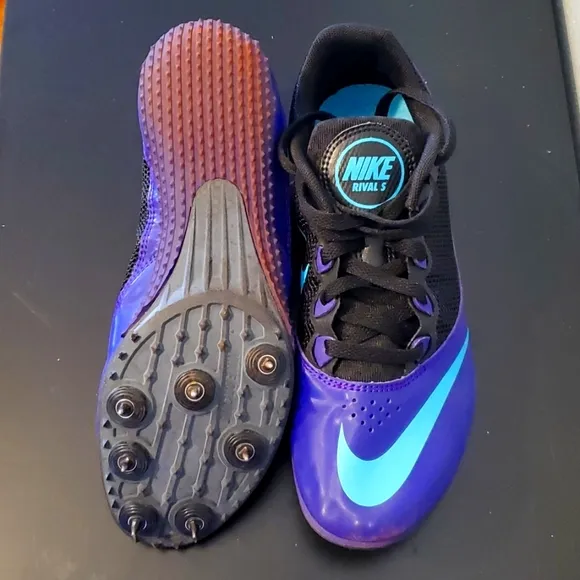 ☆HOST PICK☆ Nike Rivals Track n Field shoes size 7 purple blue