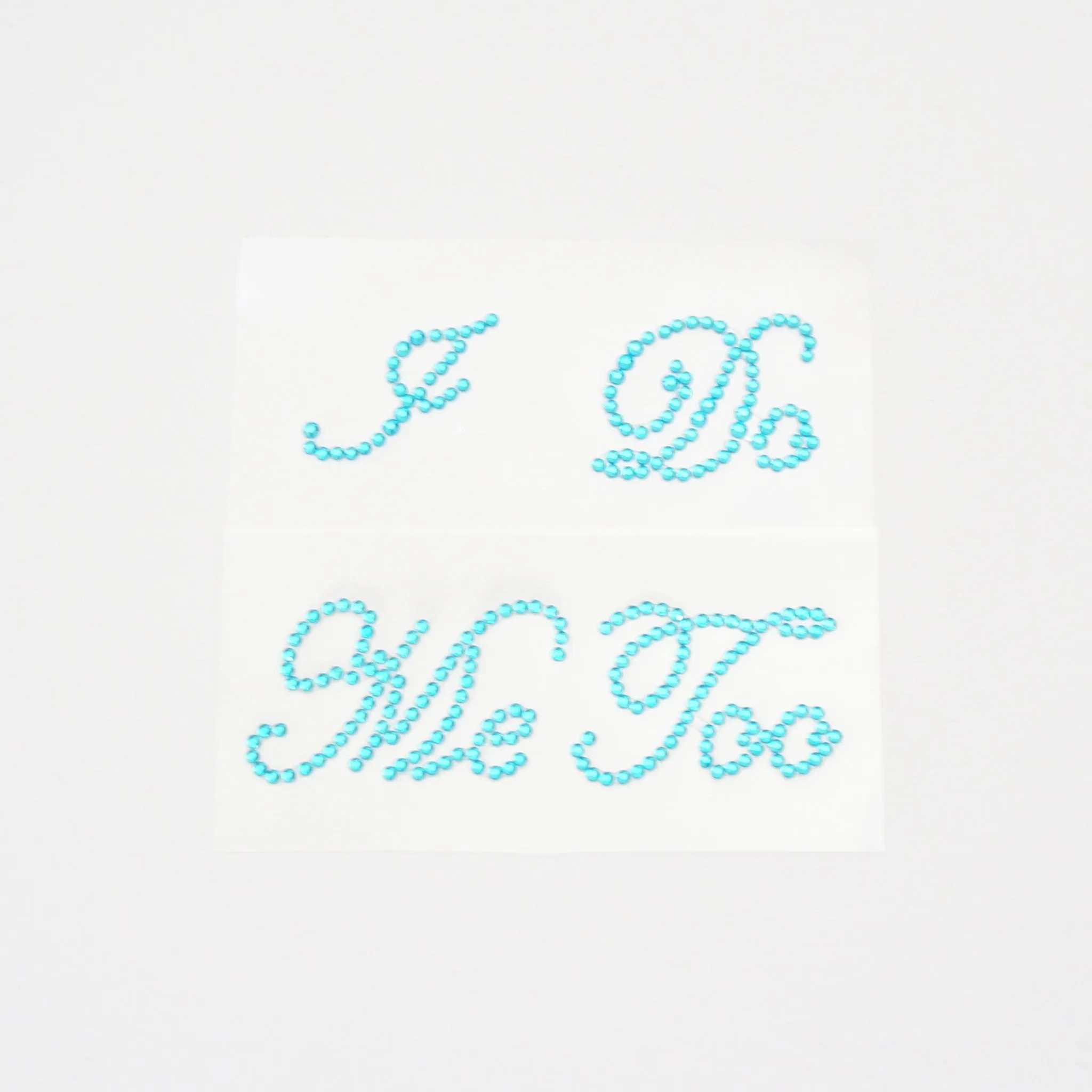 I Do and Me Too Blue Shoe Stickers Wedding Bride and Groom Shoe Sticker