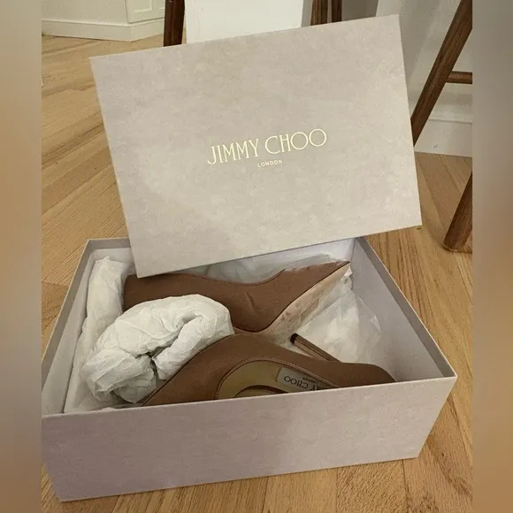 Jimmy Choo Romy 100 Velvet Pumps
