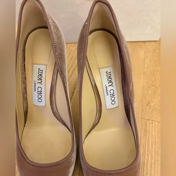 Jimmy Choo Romy 100 Velvet Pumps