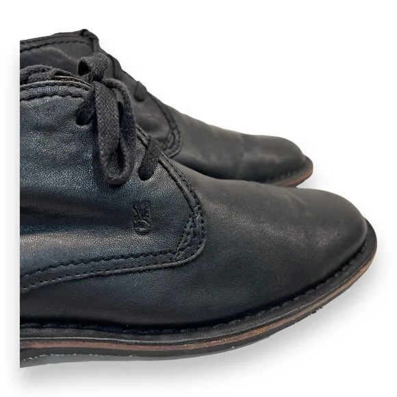 JOHN VARVATOS Star Portland Black Leather Chukka Size 12