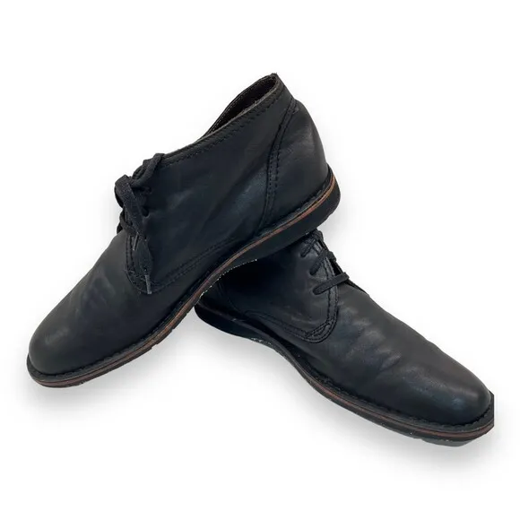 JOHN VARVATOS Star Portland Black Leather Chukka Size 12