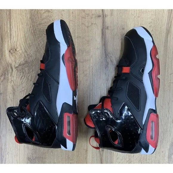 Jordan Flight Club 91 Black University Red White GS Youth  DM1685-006 Size 5.5Y
