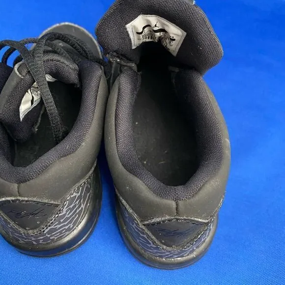 Jordan Flight Origin 2 BLACK Basketball Shoes for Toddler-Baby