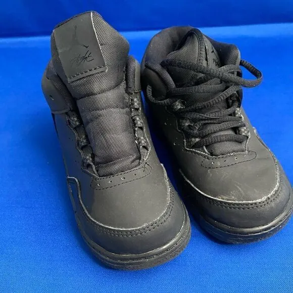 Jordan Flight Origin 2 BLACK Basketball Shoes for Toddler-Baby