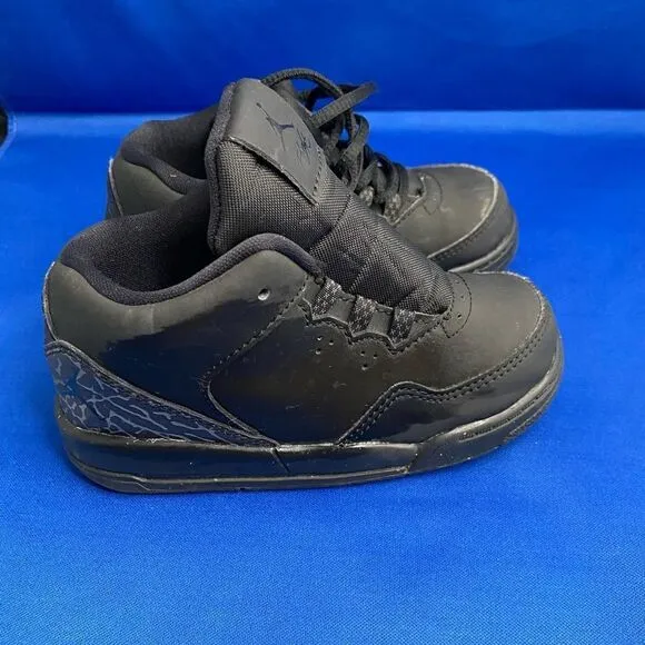 Jordan Flight Origin 2 BLACK Basketball Shoes for Toddler-Baby