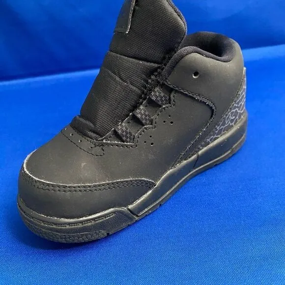 Jordan Flight Origin 2 BLACK Basketball Shoes for Toddler-Baby