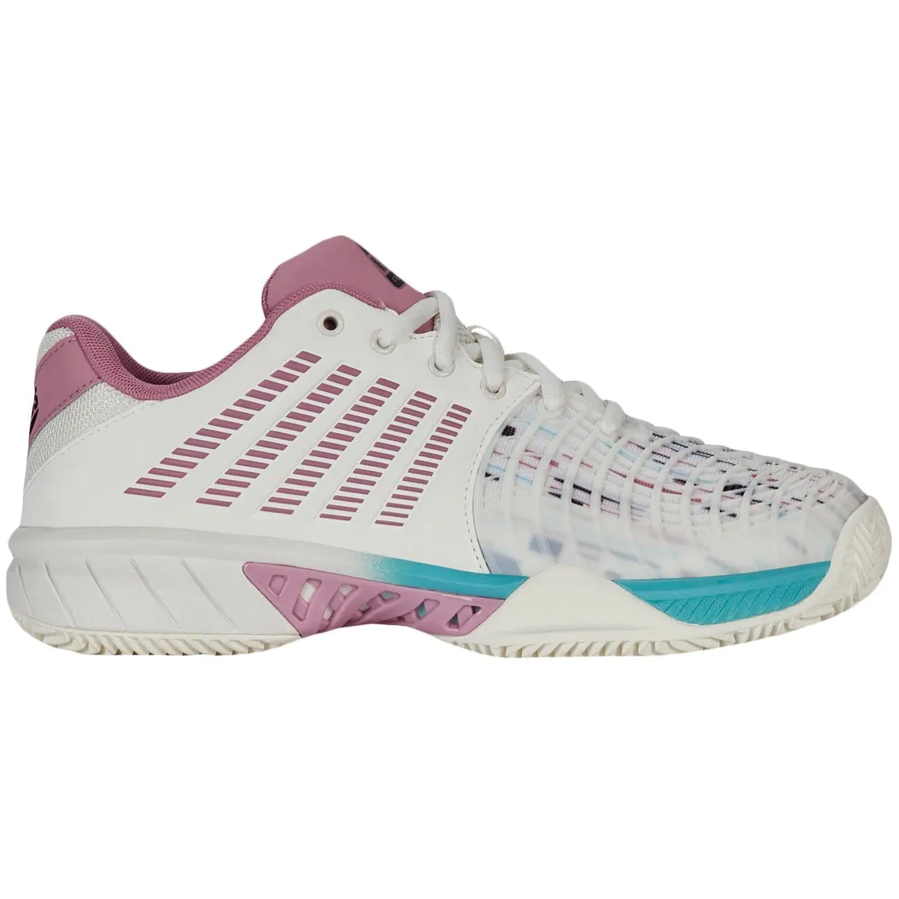 K Swiss Express Light 3 Padel Tennis Shoes Women's (Snow White Lilas)