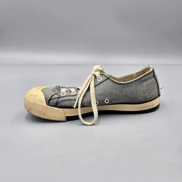 KEEN Women's Size 8 US Coronado Gray Canvas Casual Lace Up Shoes Sneakers READ