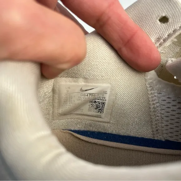 KOBE 5 OFF-WHITE X NIKE ZOOM &quot;SAIL&quot; MEN's 9 COLLAB DECONSTRUCTED LACE UPWHITE