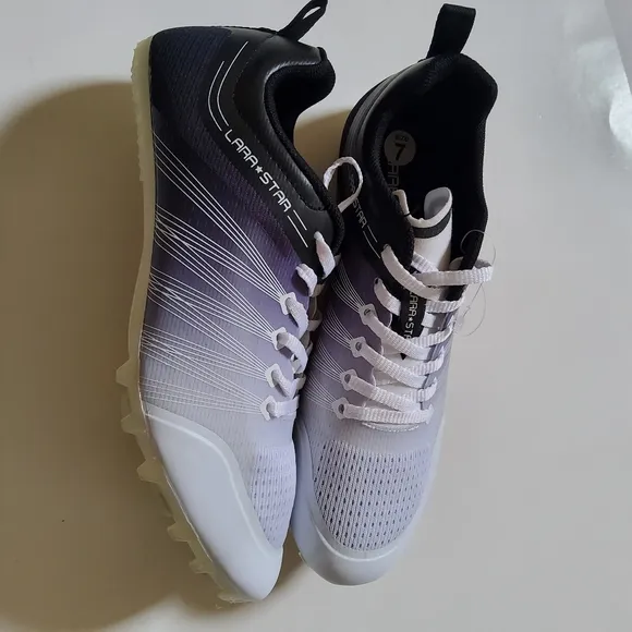 Lara Star Track Shoes Spike Running Clets Size 7 New