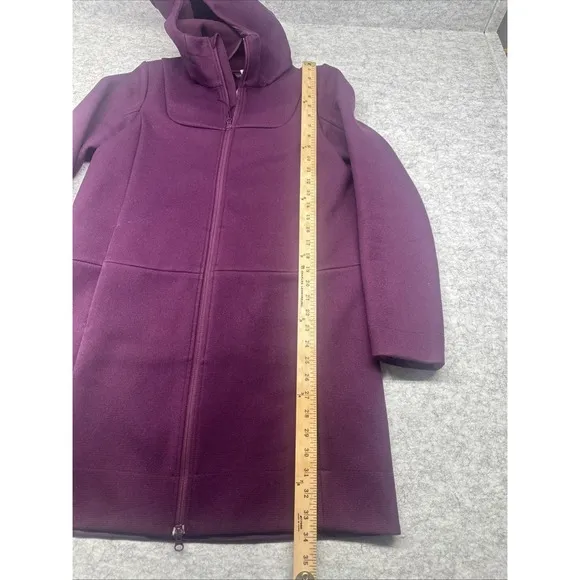 Lululemon Plum City Softshell Tweed Coat/Jacket Womens Sz 8 Full Zip Hoodie