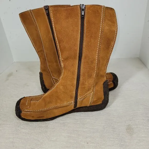 Melvin &amp; Hamilton Boots Womens Size 8 - 8.5 Brown Leather Gorpcore Shoes Horse