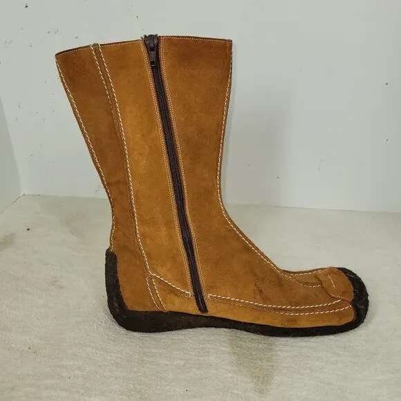 Melvin &amp; Hamilton Boots Womens Size 8 - 8.5 Brown Leather Gorpcore Shoes Horse
