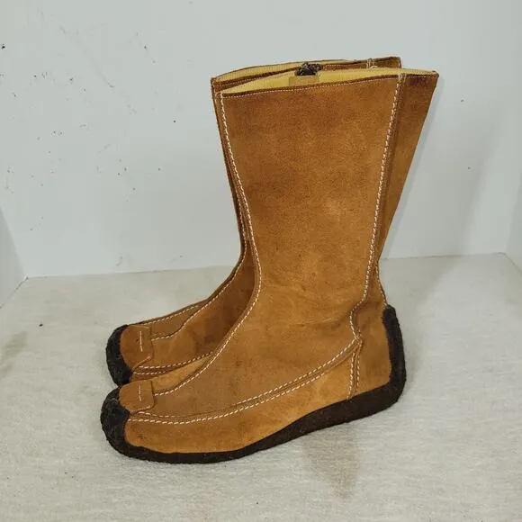 Melvin &amp; Hamilton Boots Womens Size 8 - 8.5 Brown Leather Gorpcore Shoes Horse