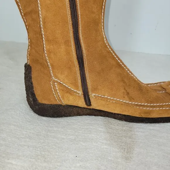 Melvin &amp; Hamilton Boots Womens Size 8 - 8.5 Brown Leather Gorpcore Shoes Horse