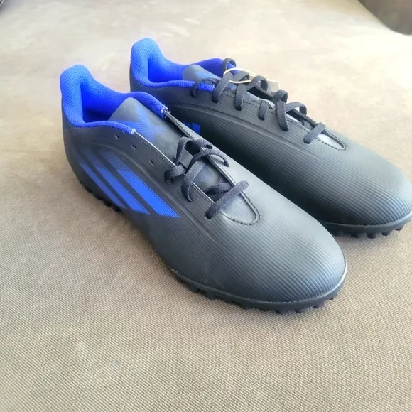 Men Adidas X SPEEDFLOW4 TF FY3333 Black/Blue US 11.5