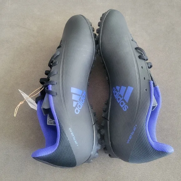 Men Adidas X SPEEDFLOW4 TF FY3333 Black/Blue US 11.5