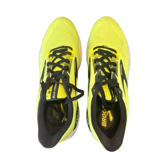 Men Brooks Launch GTS 8 Running Shoes Neon Size 9  Style #1103591D774 Worn Once!
