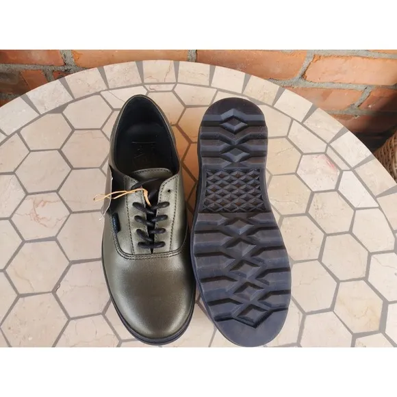 Men Sz 8 New Vans Colfax Low Alex Knost/Lee-Ann Oxford Derby ShoeForest Olive