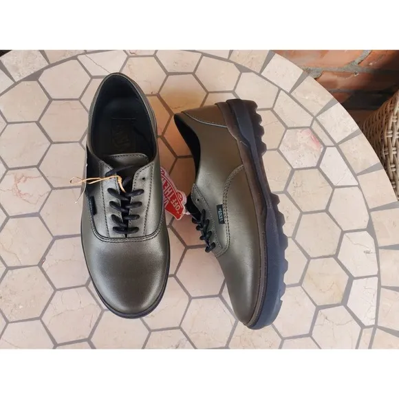 Men Sz 8 New Vans Colfax Low Alex Knost/Lee-Ann Oxford Derby ShoeForest Olive