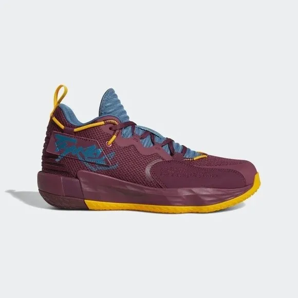 MEN'S Adidas Dame 7 EXTPLY Three Victory Crimson/Orbit Indigo H69022