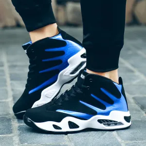 Men’s Air Cushion Basketball Sneakers | Waterproof, High-Top Performance Boots