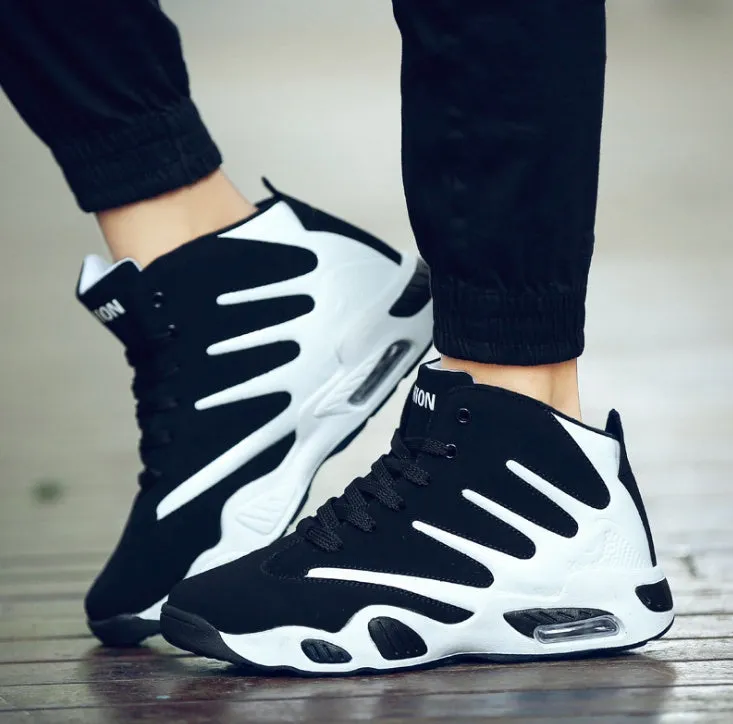 Men’s Air Cushion Basketball Sneakers | Waterproof, High-Top Performance Boots