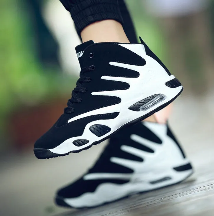 Men’s Air Cushion Basketball Sneakers | Waterproof, High-Top Performance Boots