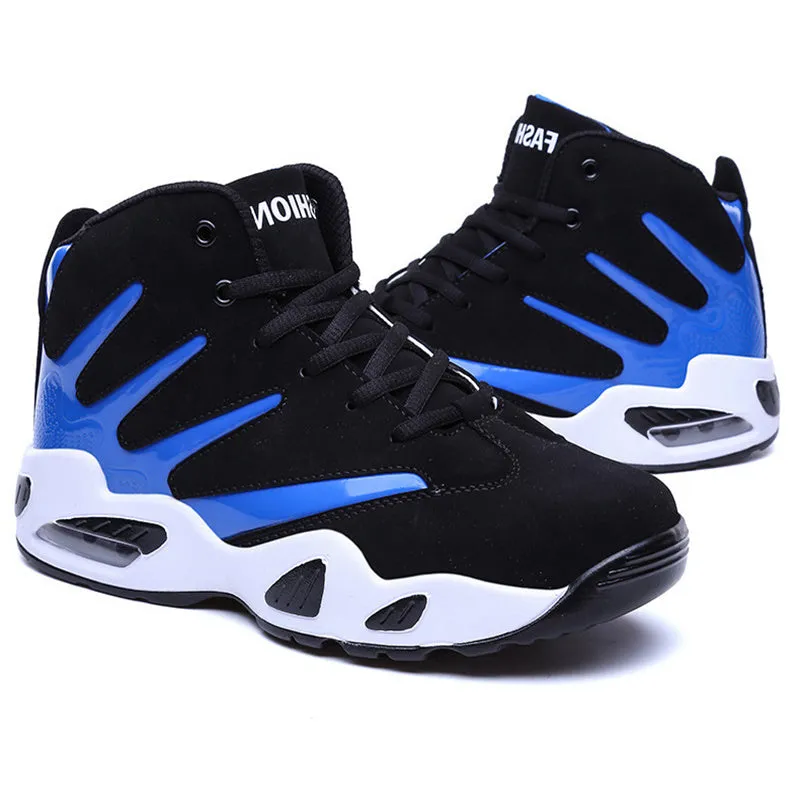 Men’s Air Cushion Basketball Sneakers | Waterproof, High-Top Performance Boots