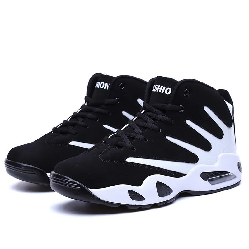 Men’s Air Cushion Basketball Sneakers | Waterproof, High-Top Performance Boots