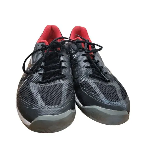 Men’s ASICS Solution Speed FF Tennis Shoes Size 12.5 Red Black Pickleball Court