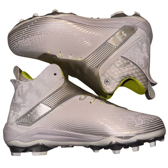 Mens Football Cleats Size 10.5 Under Armour Highlight Hammer MC Performance New
