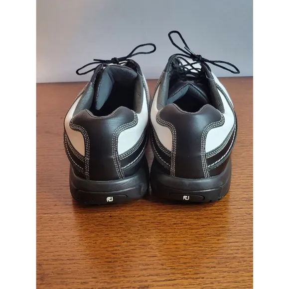 Men's FootJoy Golf Shoes White Black Size 11 1/2