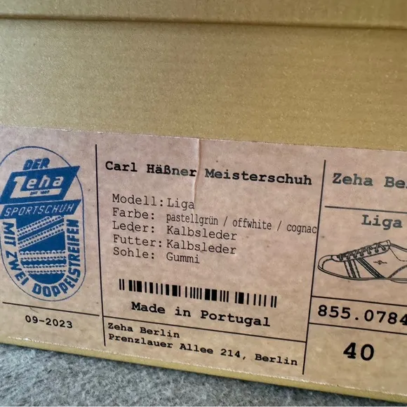 Men's Green and Brown Shoes Zeta Berlin