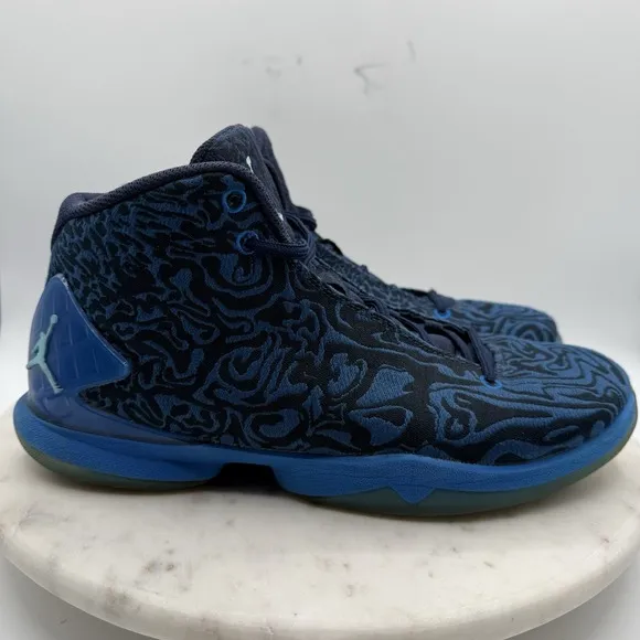 Mens Nike Air Jordan Super Fly 4 JCRD Sz 9.5 Blue 2015 Basketball 812870-403