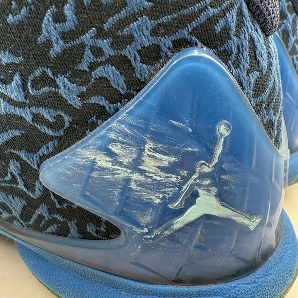Mens Nike Air Jordan Super Fly 4 JCRD Sz 9.5 Blue 2015 Basketball 812870-403