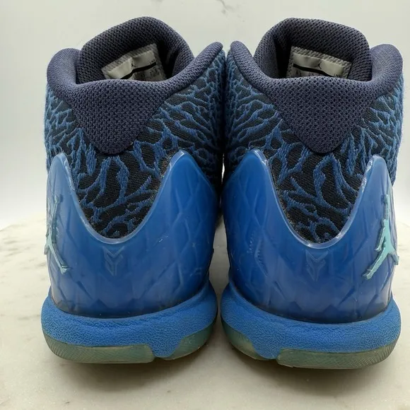 Mens Nike Air Jordan Super Fly 4 JCRD Sz 9.5 Blue 2015 Basketball 812870-403