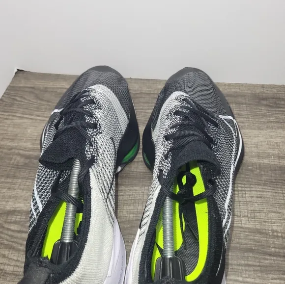 Men's Nike Air Zoom Tempo Next% Flyknit Black/White-Volt Size 14 CI9923 001