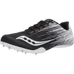 Men's Saucony Spitfire 5 Track &amp; Field Shoes - Black &amp; White - 10 - NIB